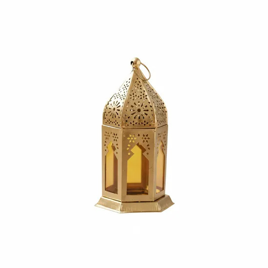Timeless Intensely Crafted Moroccan Lantern Small- 6x5x12(inches)