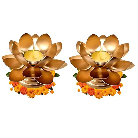 Mini Lotus Tealight Holder Candle Stand